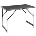Składany stół, 100 x 60 x 94 cm, aluminiowy Lumarko!