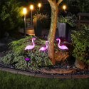 Solarne lampy ogrodowe LED w kształcie flamingów, 3 szt.  Lumarko!