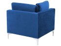 Sofa modułowa 3-osobowa welurowa niebieska EVJA Lumarko!