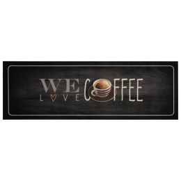 Dywanik kuchenny z napisem Coffee, 60x180 cm, aksamitny Lumarko!