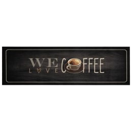 Dywanik kuchenny z napisem Coffee, 45x150 cm, aksamitny Lumarko!