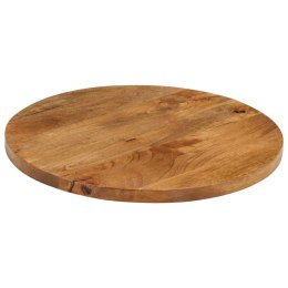 Blat stołu, Ø 60x2,5 cm, okrągły, surowe drewno mango Lumarko!