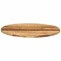 Blat stołu, Ø 90x2,5 cm, okrągły, surowe lite drewno mango Lumarko!