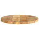 Blat stołu, Ø 60x3,8 cm, okrągły, surowe lite drewno mango Lumarko!