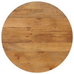 Blat stołu, Ø 90x2,5 cm, okrągły, lite drewno mango Lumarko!