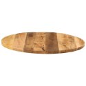 Blat stołu, Ø 90x3,8 cm, okrągły, surowe lite drewno mango Lumarko!