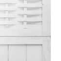 Parawan pokojowy, 3-panelowy, biały, lite drewno paulowni Lumarko!