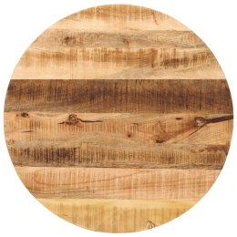 Blat stołu, Ø 70x3,8 cm, okrągły, surowe lite drewno mango Lumarko!