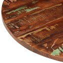 Blat stołu, Ø 90x2,5 cm, okrągły, lite drewno z odzysku Lumarko!