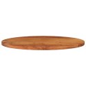 Blat do stołu, 110x40x3,8 cm, owalny, lite drewno akacjowe Lumarko!