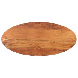 Blat do stołu, 110x50x3,8 cm, owalny, lite drewno akacjowe Lumarko!