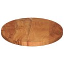 Blat do stołu, 100x50x2,5 cm, owalny, lite drewno akacjowe Lumarko!