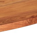 Blat do stołu, 120x50x3,8 cm, owalny, lite drewno akacjowe Lumarko!