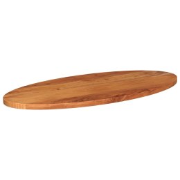 Blat do stołu, 120x60x3,8 cm, owalny, lite drewno akacjowe Lumarko!