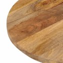Blat stołu, 140x60x3,8 cm, owalny, lite drewno mango Lumarko!