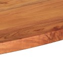 Blat stołu, 80x40x2,5 cm, owalny, lite drewno akacjowe Lumarko!