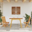 Ogrodowy stół jadalniany, 110x56x75 cm, lite drewno akacjowe Lumarko!