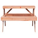 Stół piknikowy, 105x134x75 cm, lite drewno daglezjowe Lumarko!