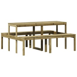 Stół piknikowy, 160x134x75 cm, impregnowane drewno sosnowe Lumarko!