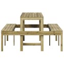 Stół piknikowy, 160x134x75 cm, impregnowane drewno sosnowe Lumarko!