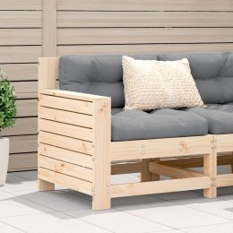 Siedzisko ogrodowe z podłokietnikiem i poduszką, drewno sosnowe Lumarko!
