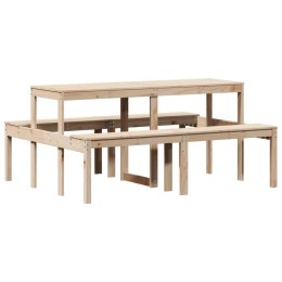 Stół piknikowy, 160x134x75 cm, lite drewno sosnowe Lumarko!