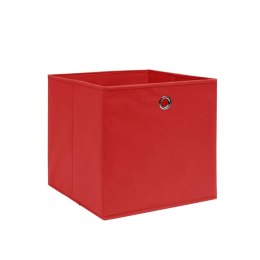 Pudełka z włókniny, 4 szt., 28x28x28 cm, czerwone Lumarko!