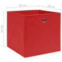 Pudełka z włókniny, 4 szt., 28x28x28 cm, czerwone Lumarko!