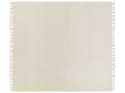 Koc bawełniany 220 x 240 cm jasnobeżowy MALU Lumarko!