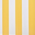 Markiza przeciwsłoneczna żółto-białe płótno 6 x 3 m (tylko w zestawie) Lumarko!