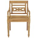 Krzesła z poduszkami, 6 szt., lite drewno tekowe Lumarko!