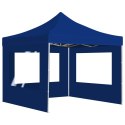 Namiot imprezowy ze ściankami, aluminium, 2x2 m, niebieski Lumarko!