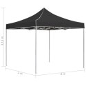 Profesjonalny namiot imprezowy, aluminium, 2x2 m, antracytowy Lumarko!