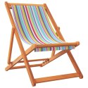 Składane krzesła plażowe, 2 szt., wielokolorowe, obite tkaniną Lumarko!