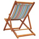 Składane krzesła plażowe, 2 szt., wielokolorowe, obite tkaniną Lumarko!