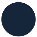 Pływająca folia solarna z PE na basen, 210 cm, czarno-niebieska Lumarko!