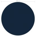 Pływająca folia solarna z PE na basen, 488 cm, czarno-niebieska Lumarko!