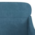 Fotel, niebieski, 63x76x80 cm, obity aksamitem Lumarko!