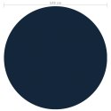 Pływająca folia solarna z PE na basen, 549 cm, czarno-niebieska Lumarko!