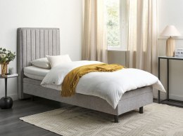 Łóżko regulowane tapicerowane 80 x 200 cm szare DUKE II Lumarko!