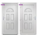 Drzwi zewnętrzne, białe, 88x190 cm, PVC Lumarko!