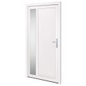 Drzwi wejściowe, białe, 108x208 cm, PVC Lumarko!