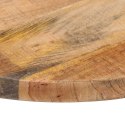 Blat stołu, Ø 40x1,5 cm, okrągły, surowe drewno mango Lumarko!