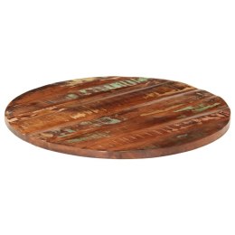 Blat stołu, Ø 70x1,5 cm, okrągły, lite drewno z odzysku Lumarko!