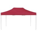 Profesjonalny, składany namiot imprezowy, 4,5 x 3 m, czerwony Lumarko!