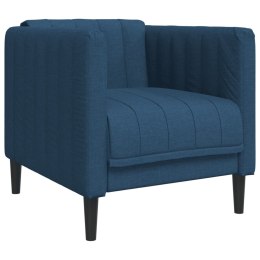 Fotel, niebieski, tapicerowany tkaniną Lumarko!
