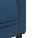 Fotel, niebieski, tapicerowany tkaniną Lumarko!