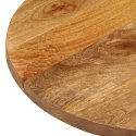 Blat stołu, 90x40x3,8 cm, owalny, lite drewno mango Lumarko!