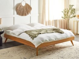 Łóżko 180 x 200 cm jasne drewno BERRIC Lumarko!