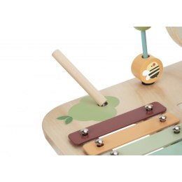 TOOKY TOY Drewniany Stolik Aktywności Cymbałki Montessori